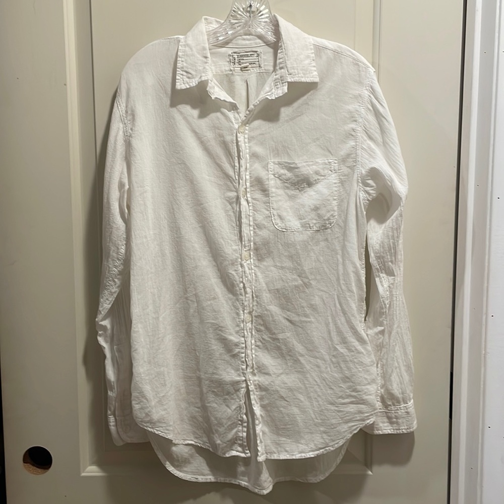 Current Elliott white long sleeve top. Size 1